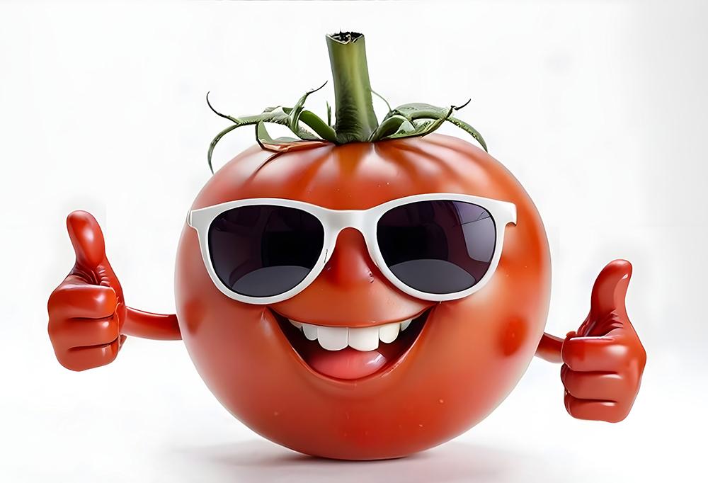 Los tomates pueden mantener su piel sonrosada