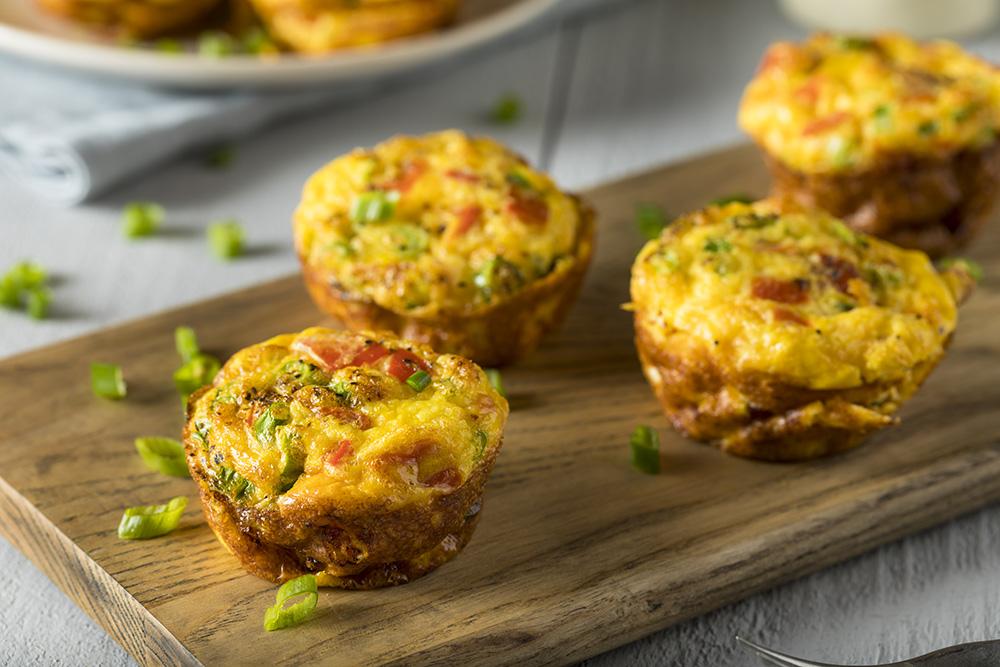 ​  High protein breakfast cups