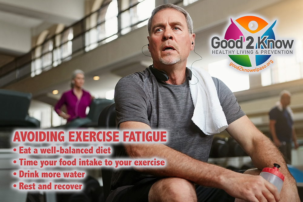 ​  How to avoid fatigue from working out