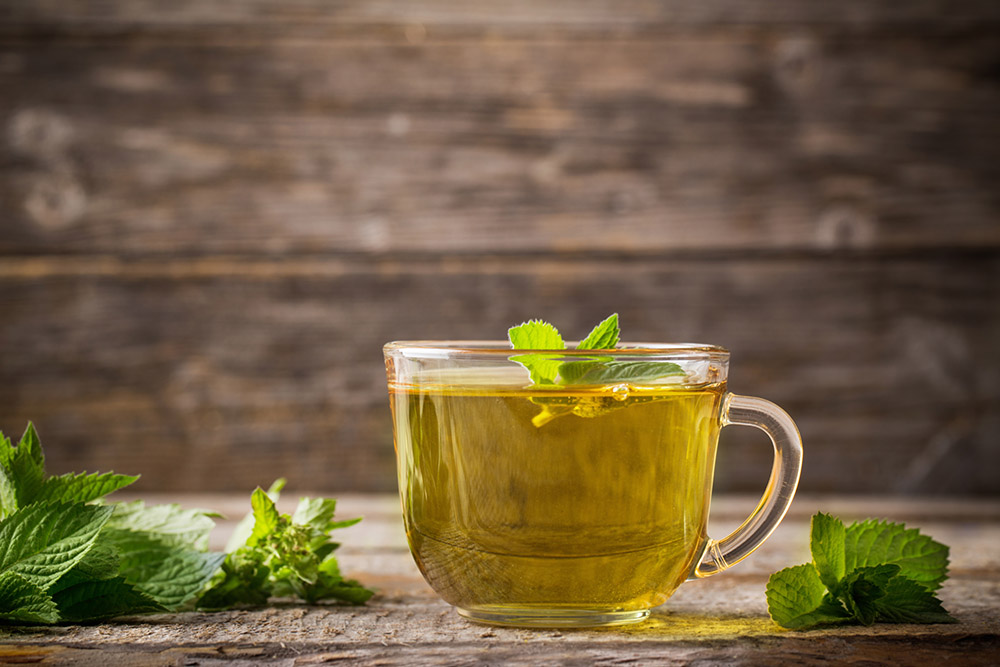 ​  Peppermint tea perfect for the holidays
