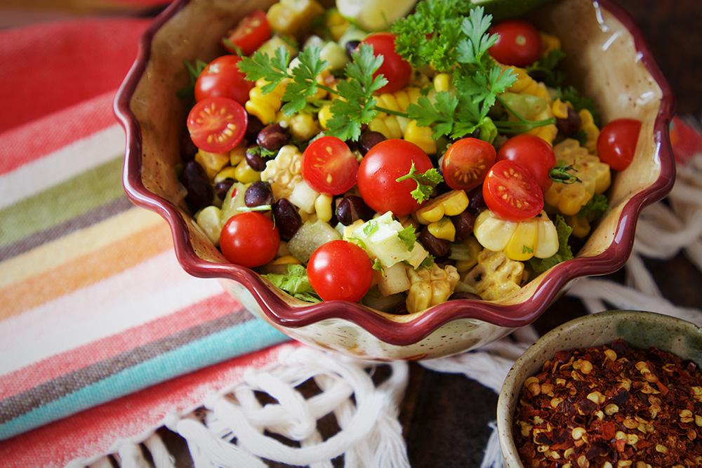 Black bean and corn salad