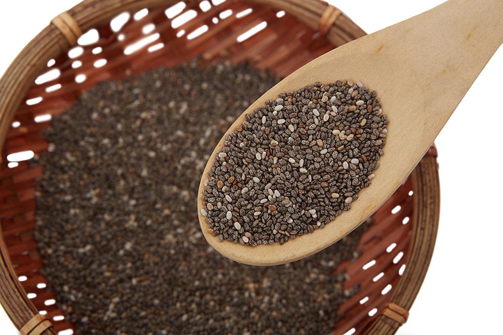 Chia seeds with your breakfast