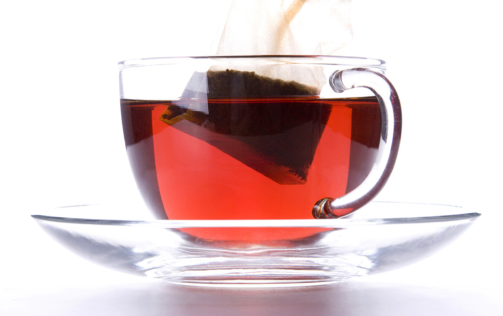 Drink herbal tea after a large meal