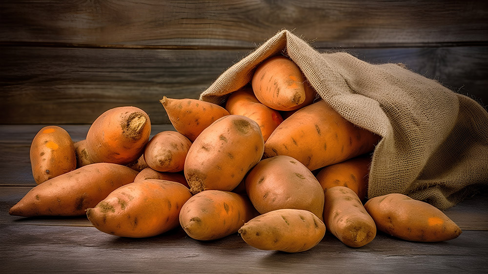 Eating yams may boost your brain. 