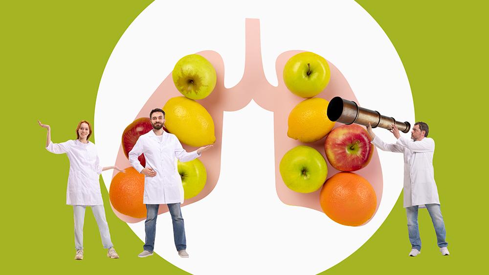 Alimentos para promover la salud pulmonar