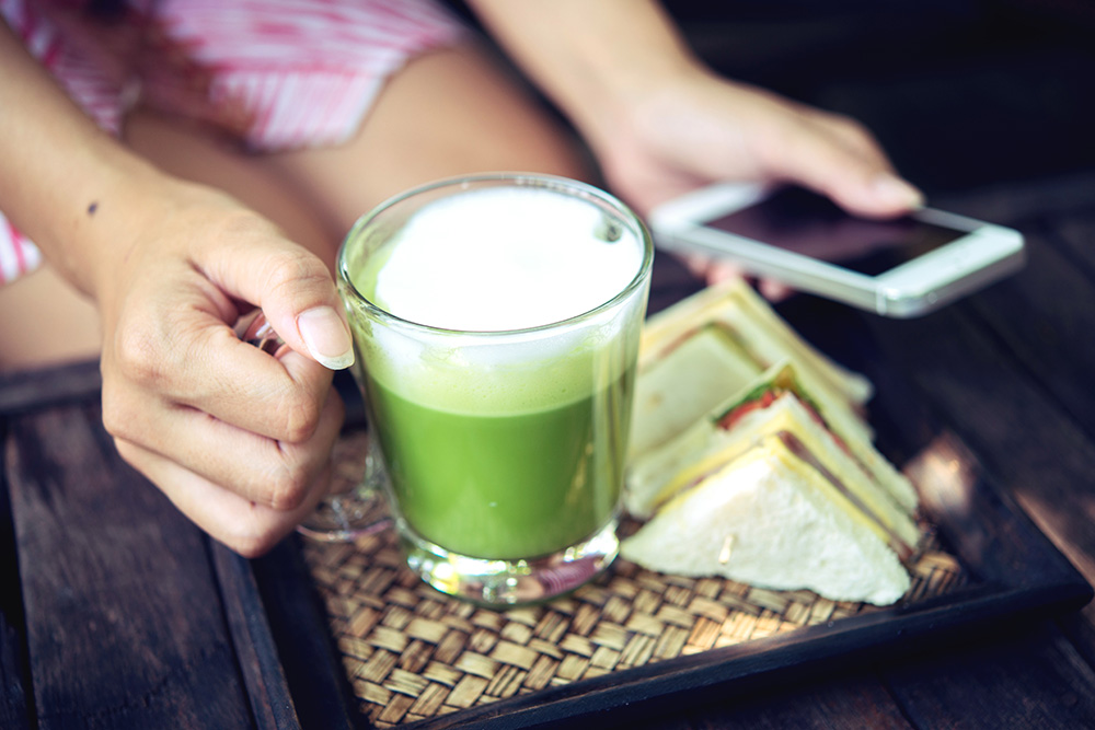 Matcha tea prep