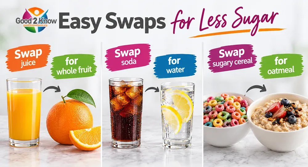 5 Easy Ways to Cut Back on Sugar