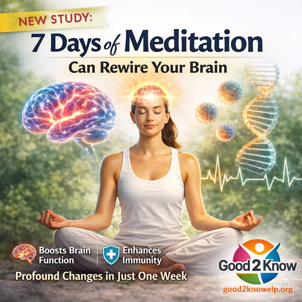 7 days of meditation can rewire your brain