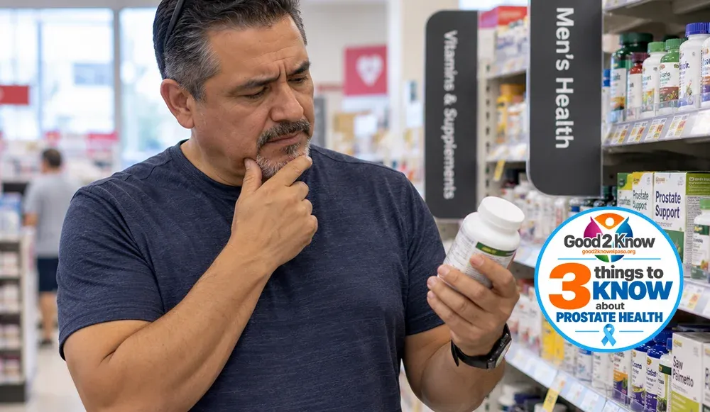 Be smart about products promising prostate health