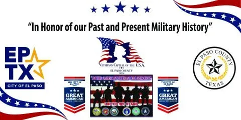 Desfile del Día de los Veteranos en el centro de El Paso