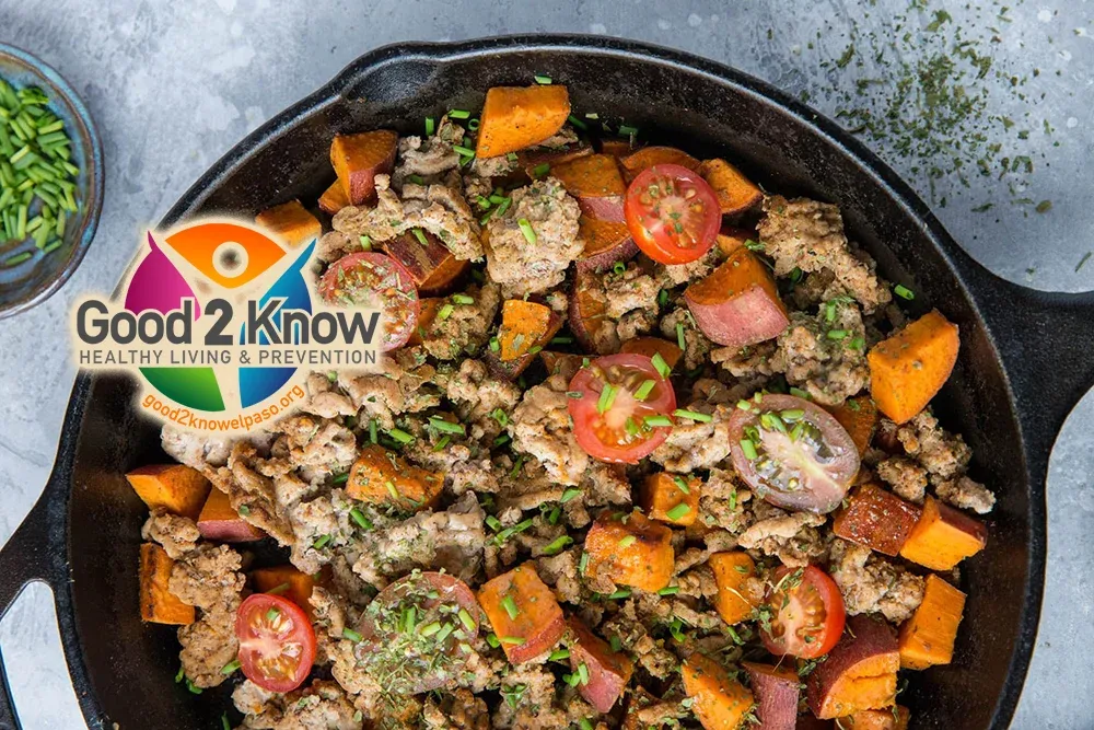 Ground turkey sweet potato skillet