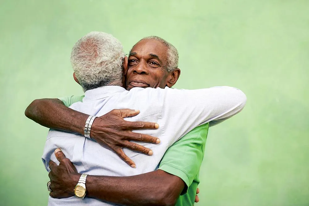 Hugging can be great for emotional healt