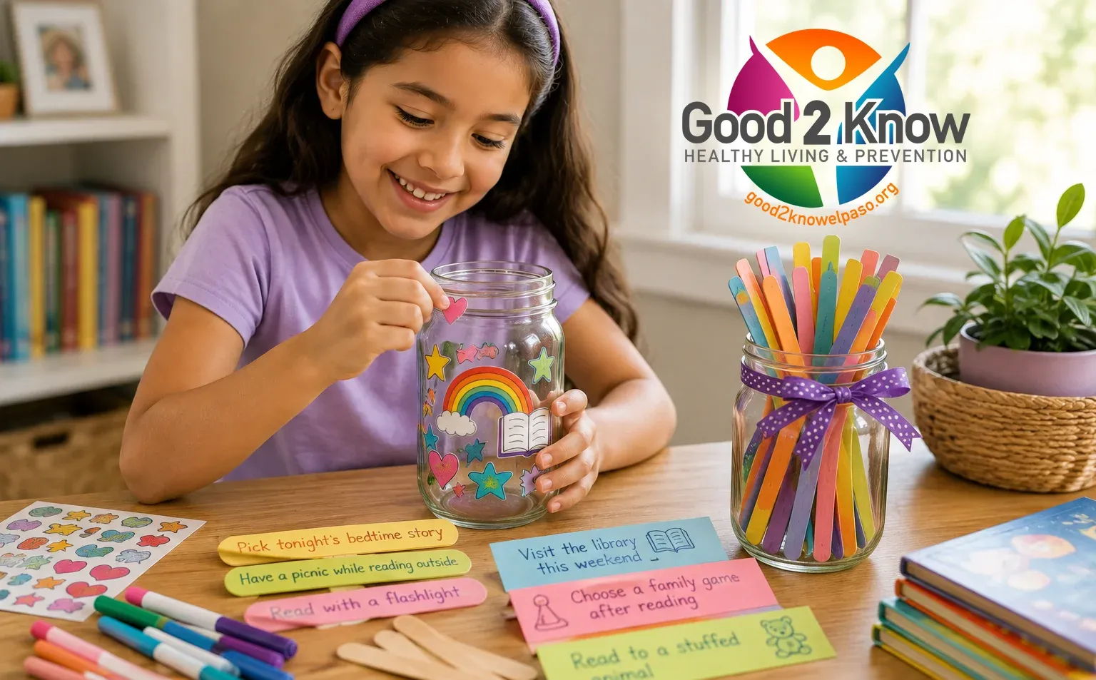 Kids’ Craft: Create a Reading Adventure Jar