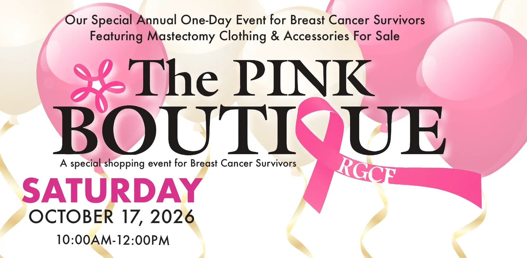 Plan to attend the Pink Boutique