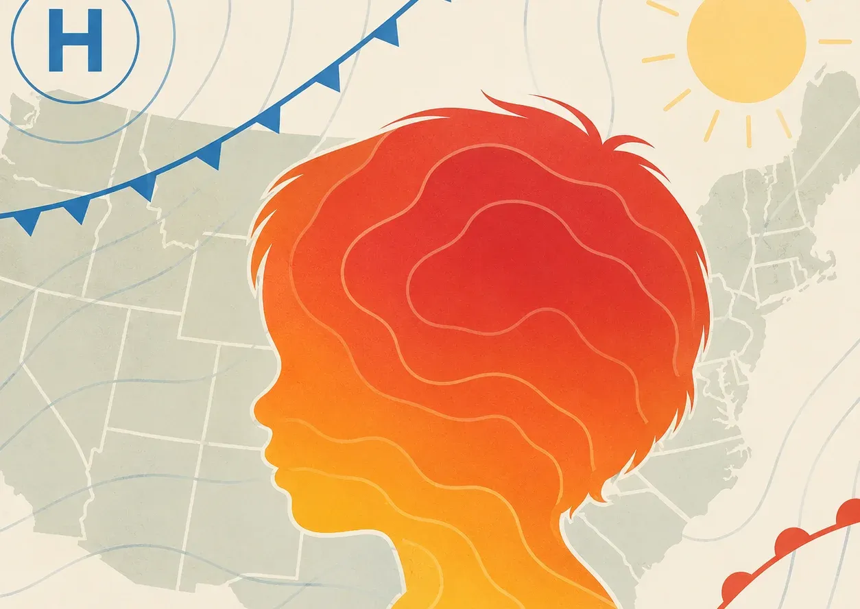 Rising temperatures are slowing early childhood development