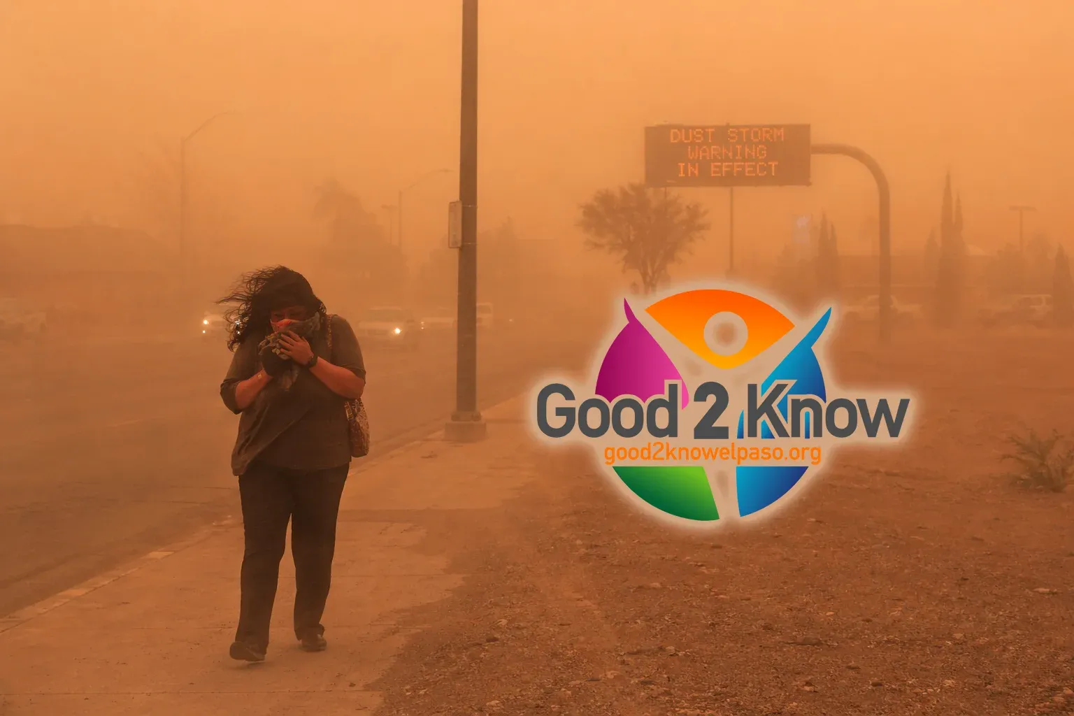 The effect of dusty windy days on emotional health