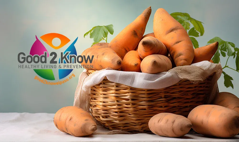 The sweet potato is rich in antioxidants