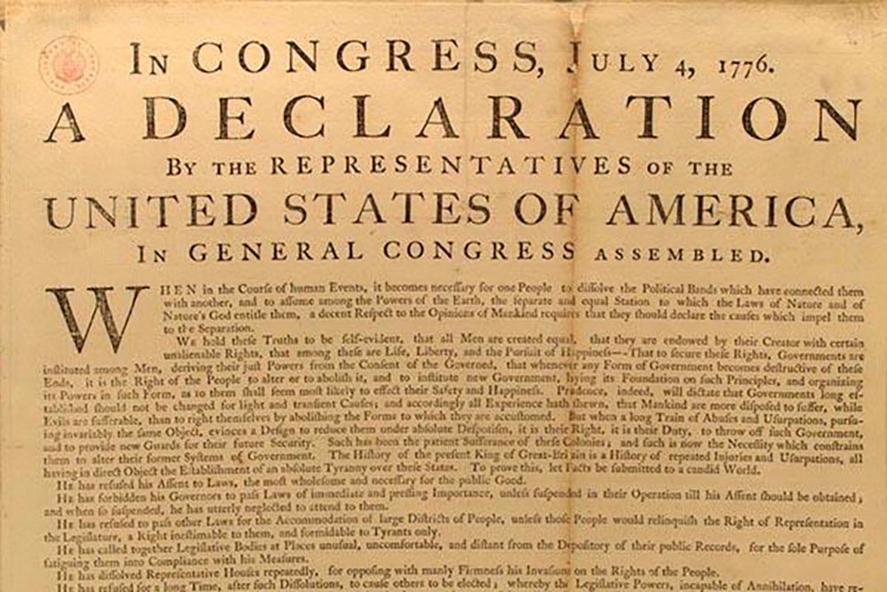 Read the Declaration of Independence