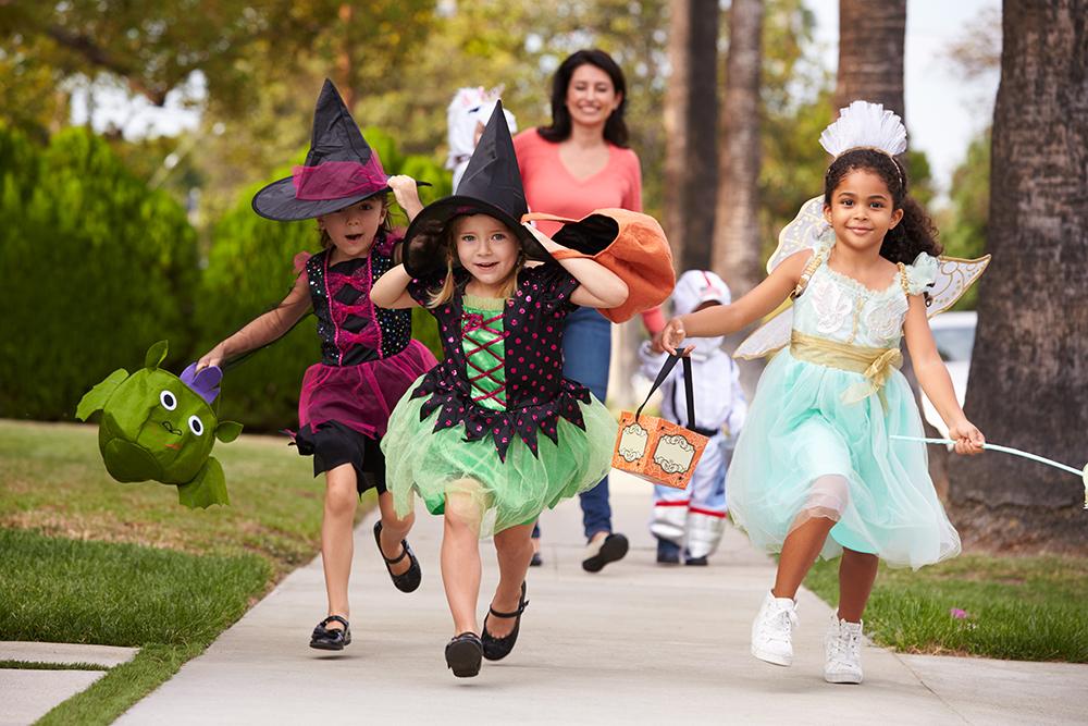 Trick or treating counts as exercise