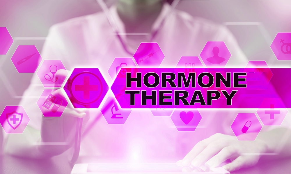 When is hormone therapy used for breast cancer?